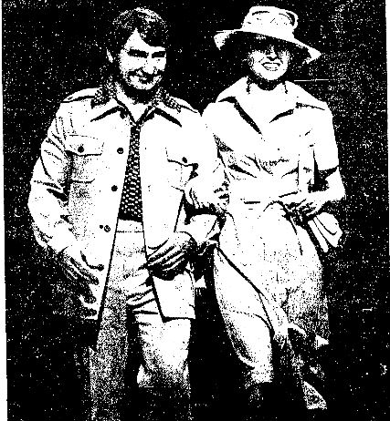 “Even you can whip up this knit shirtdress and safari suit duo in no time.”  LA Times, Feb. 20, 1975